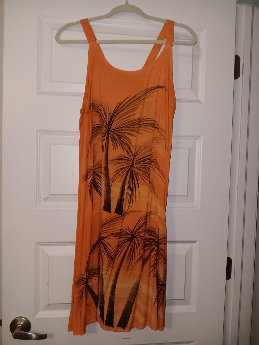 Raya Sun Orange Sleeveless Maxi Dress